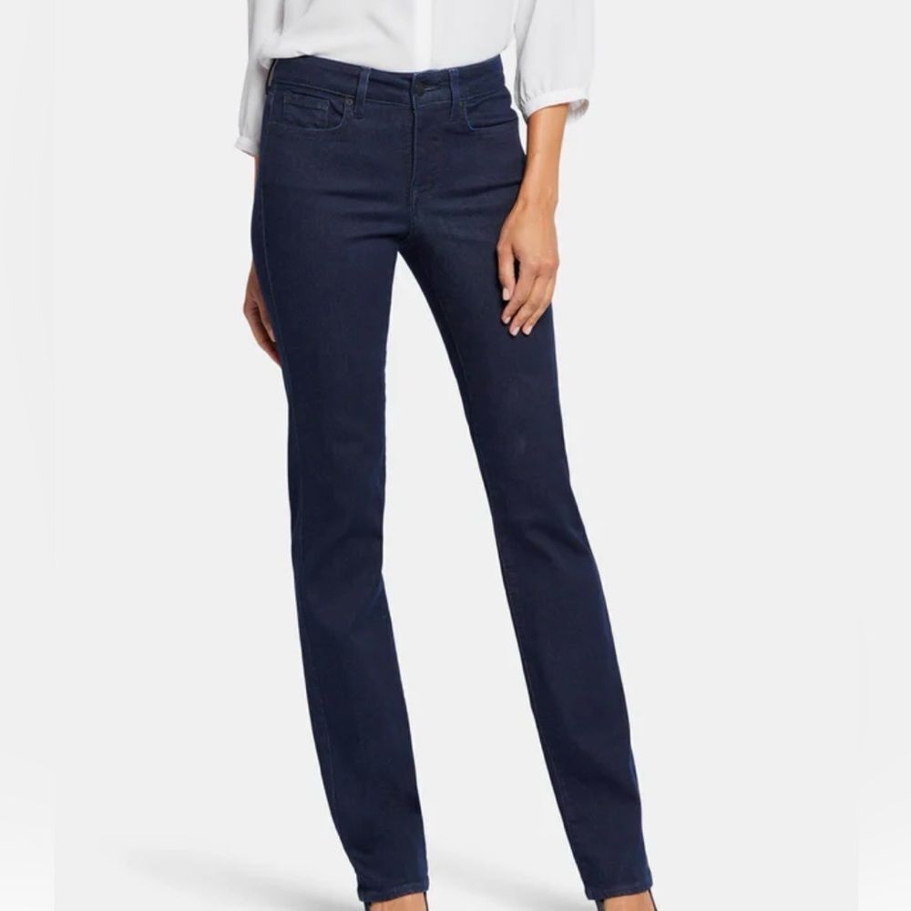 NYDJ Dark Blue Rinse Denim Jeans